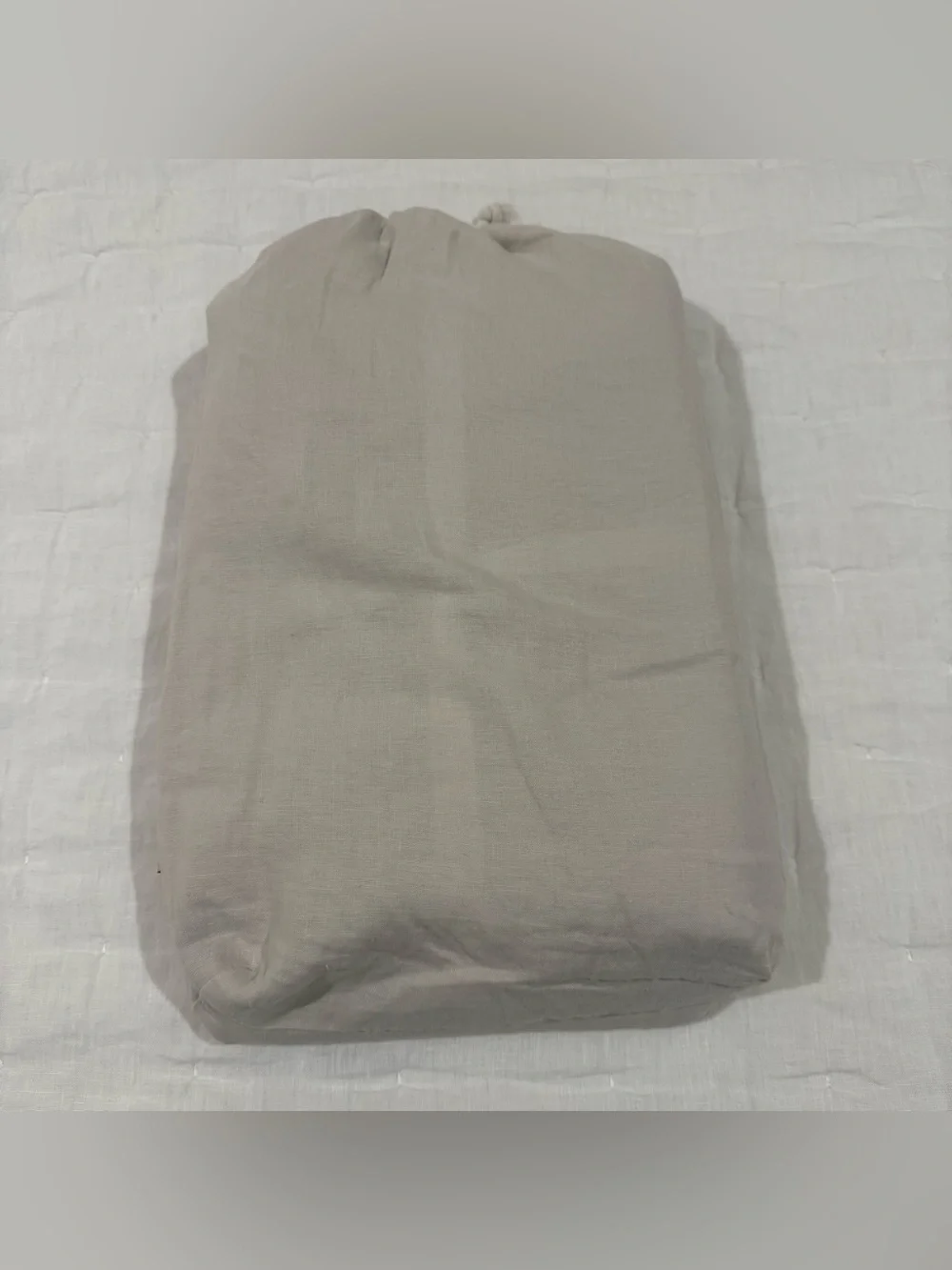 New Quince European Linen Duvet Cover Set Full/Queen MSRP $194 Sand